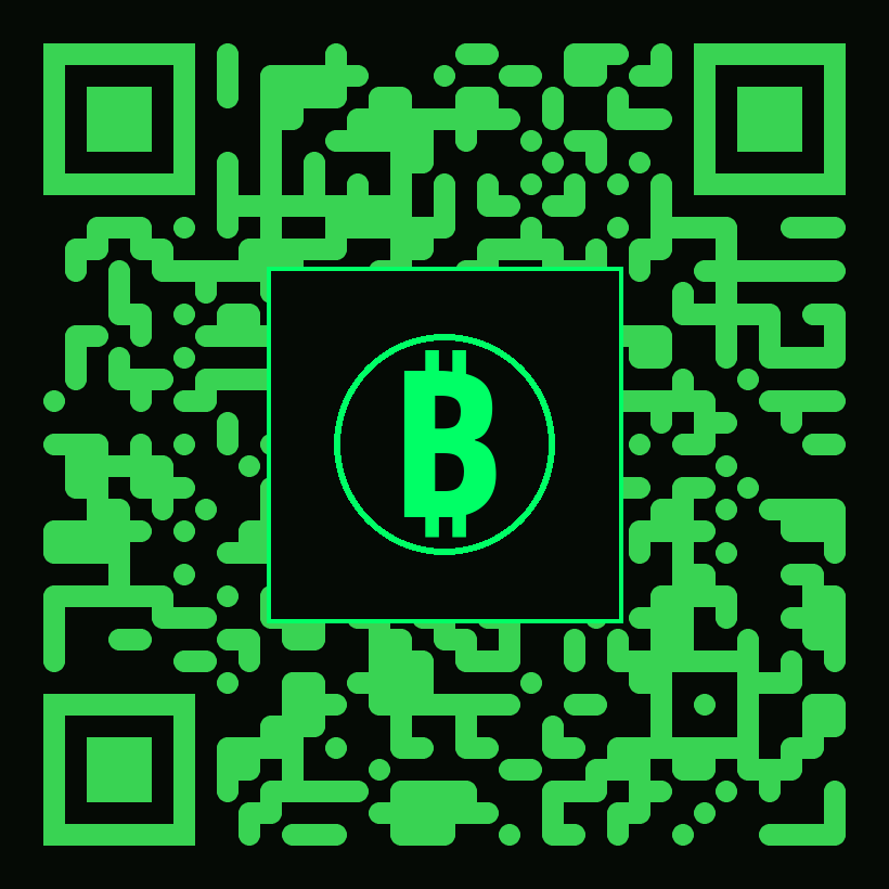 Bitcoin donation QR code